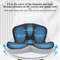 Memory Foam Seat Cushion And Backrest Office Chair Lumbar Support Pad 1