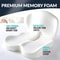 Memory Foam Seat Cushion And Backrest Office Chair Lumbar Support Pad 4