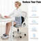 Memory Foam Seat Cushion And Backrest Office Chair Lumbar Support Pad 5