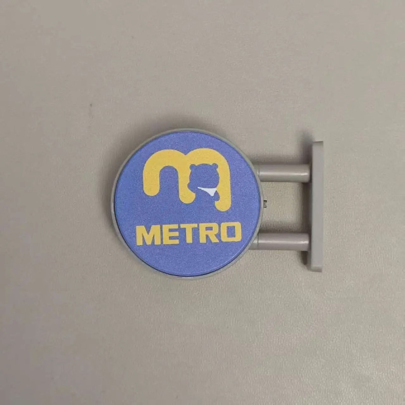 Coffee Shop Magnetic Fridge Stickers Light Box Home Decorative Ornaments 23