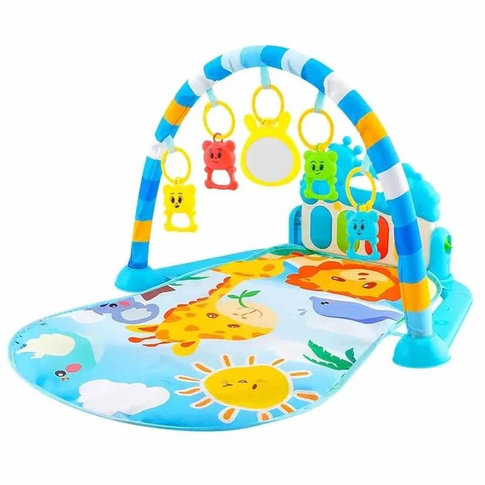 Baby Activity Gym Rack Early Education Musical Play Mat For Newborns And Toddlers 6