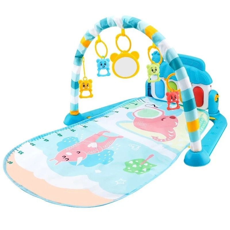 Baby Activity Gym Rack Early Education Musical Play Mat For Newborns And Toddlers 7