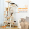 Large Cat Tree Tower For Indoor Cats With Scratching Posts Hammocks And Perches 2