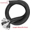 Braided Cable Sleeve PET Nylon Cable Wrap Cover For Desk PC TV Wire Protector 6