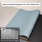 Large PU Leather Desk Mat Waterproof Office And Gaming Mouse Pad 11