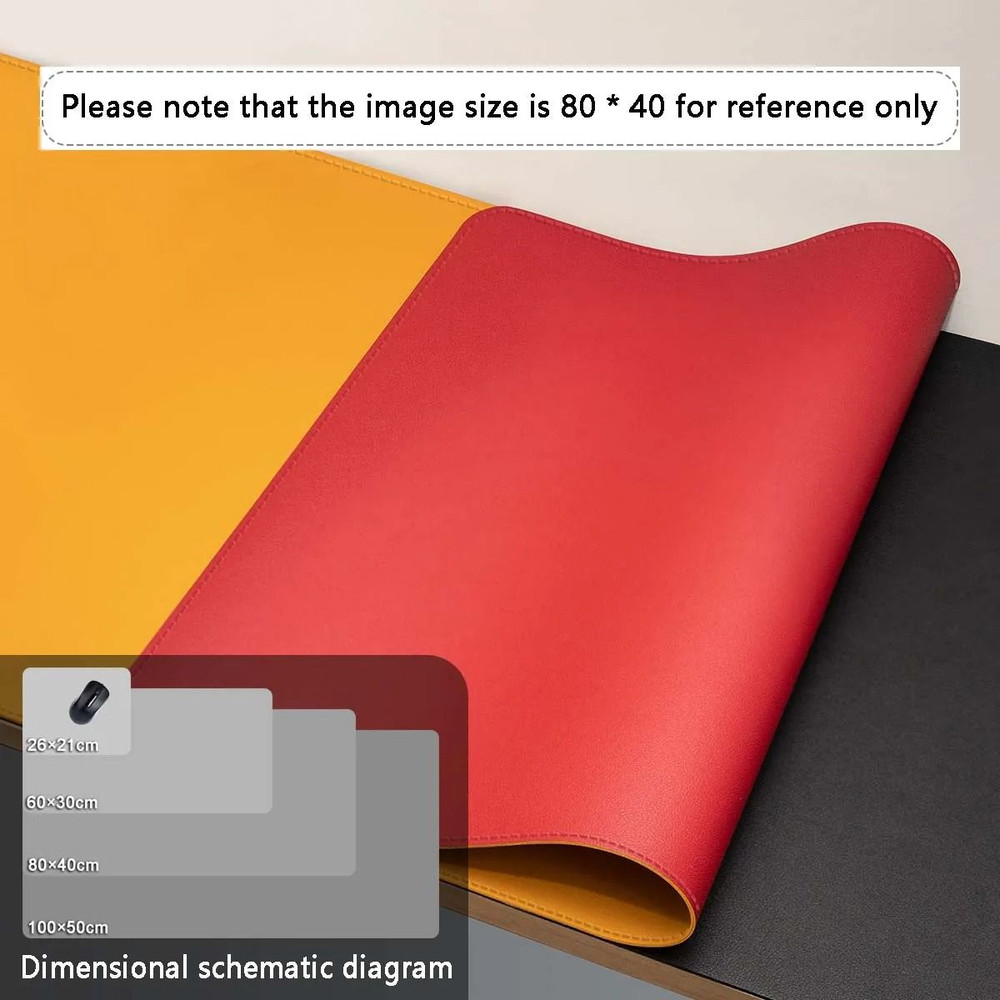 Large PU Leather Desk Mat Waterproof Office And Gaming Mouse Pad 15