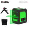 HILDA Laser Level 2 Line Green Laser Instrument With Magnetic Wall Mount 7