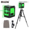 HILDA Laser Level 2 Line Green Laser Instrument With Magnetic Wall Mount 8