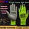 PU Coated Work Gloves Lightweight Durable Safety Gloves Certified EN 388 ISO20471 1