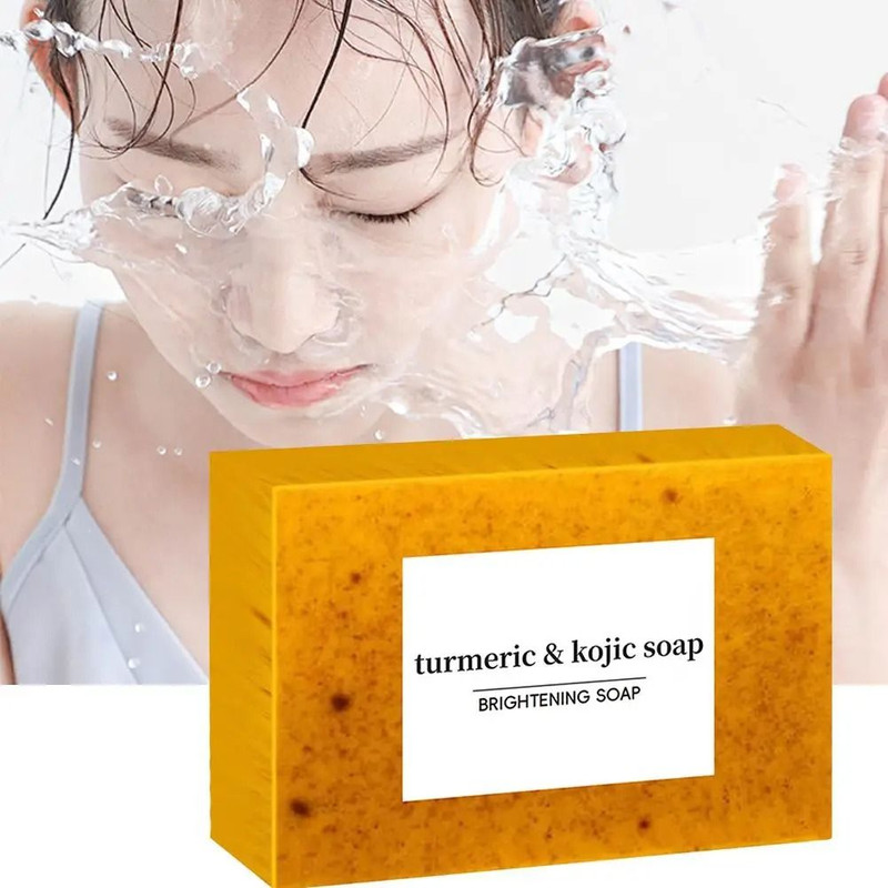 Turmeric Kojic Acid Lemon Handmade Soap For Shower And Facial Use 5