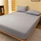 Solid Color Matte Bed Sheet 1 Piece Bed Cover For Bedroom Bedding Excluding Pillowcases 23