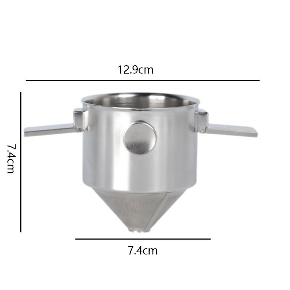 304 Stainless Steel Hanging Ear PourOver Coffee Filter Cup Portable Funnel Coffee Utensil 5