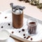 Hand Coffee Bean Grinder Wood Grain Stainless Steel Crank Manual Kitchen Grinder Tool 4