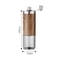 Hand Coffee Bean Grinder Wood Grain Stainless Steel Crank Manual Kitchen Grinder Tool 5