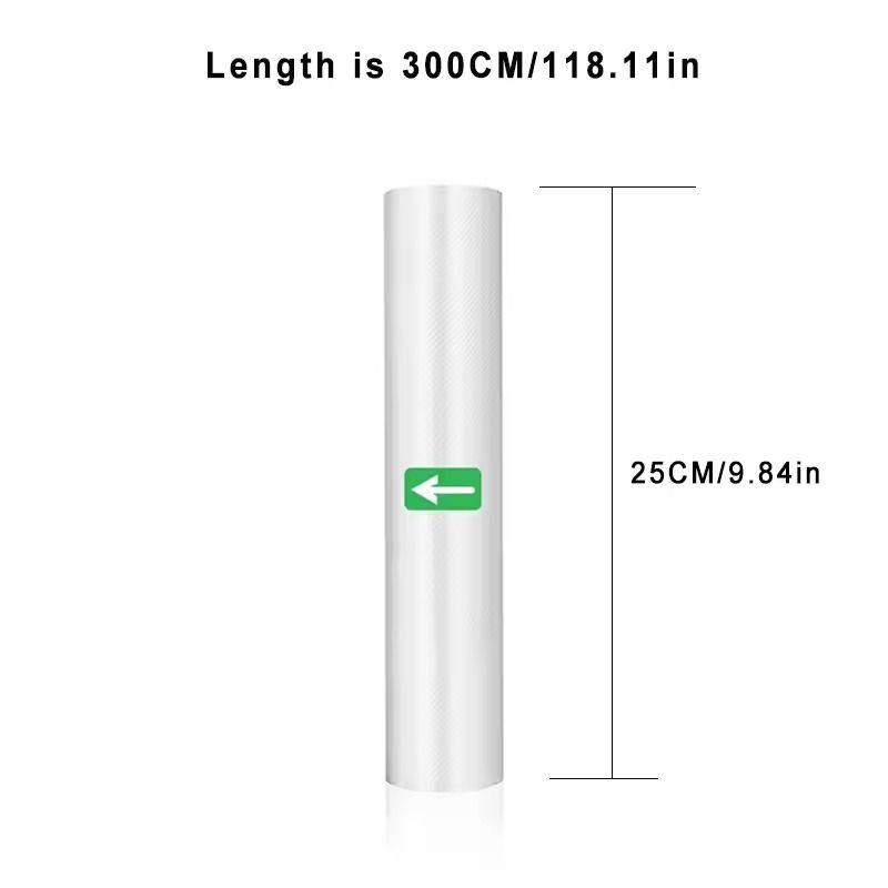 Sous Vide Roll Bags For Vacuum Sealer Food Storage Vacuum Packing Roll 300cm 8