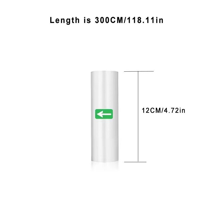 Sous Vide Roll Bags For Vacuum Sealer Food Storage Vacuum Packing Roll 300cm 9