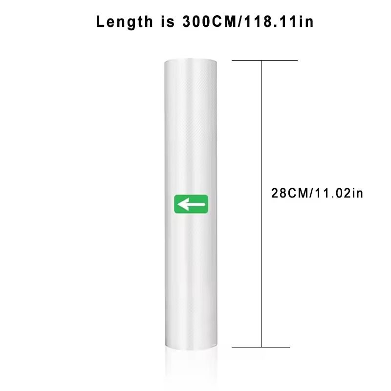 Sous Vide Roll Bags For Vacuum Sealer Food Storage Vacuum Packing Roll 300cm 10
