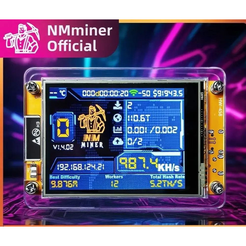 NMMiner NerdMiner V2 ESP32 Smart Display Crypto Miner Module 0