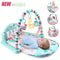 Baby Fitness Stand Music Play Gym Activity Toy Newborn Piano Crawling Blanket Pedal Game Pad 0
