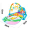 Baby Fitness Stand Music Play Gym Activity Toy Newborn Piano Crawling Blanket Pedal Game Pad 5