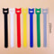 Releasable Cable Ties Black Nylon Loop And Hook Fastener Tape Cord Straps Wire Organizer 5