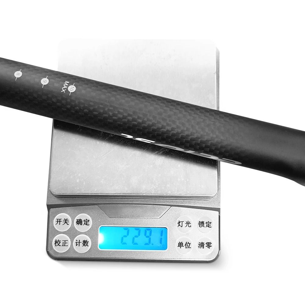 Matte Carbon Bicycle Seatpost 3K 272 308 316 X 350 400 Mm 2