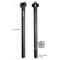 Matte Carbon Bicycle Seatpost 3K 272 308 316 X 350 400 Mm 9