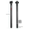Matte Carbon Bicycle Seatpost 3K 272 308 316 X 350 400 Mm 10