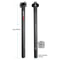 Matte Carbon Bicycle Seatpost 3K 272 308 316 X 350 400 Mm 11