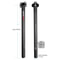 Matte Carbon Bicycle Seatpost 3K 272 308 316 X 350 400 Mm 7