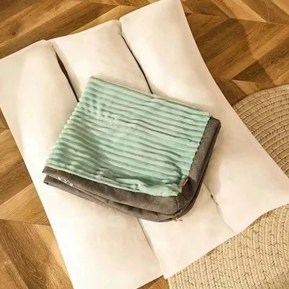 Winter Warm Pet Dog Bed Corduroy Dog Sleeping Mat Soft Pet Mat Detachable Washable Puppy Bed 4