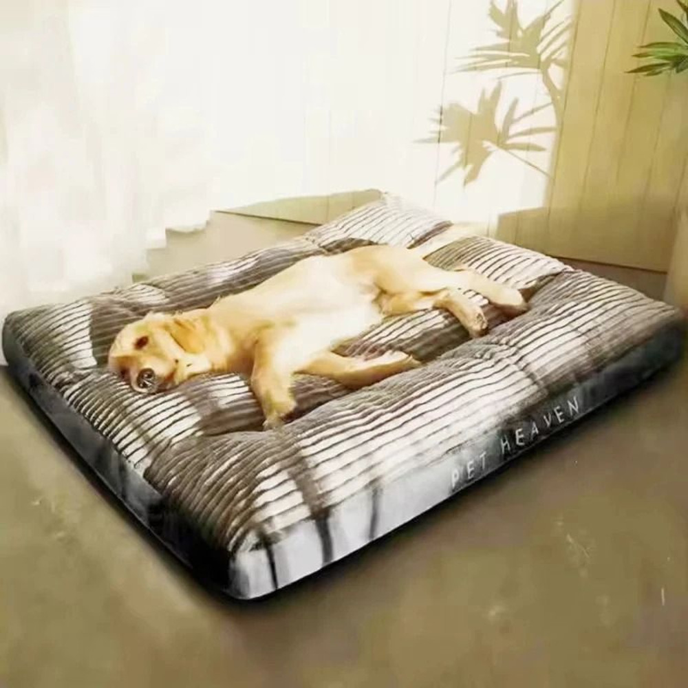 Winter Warm Pet Dog Bed Corduroy Dog Sleeping Mat Soft Pet Mat Detachable Washable Puppy Bed 6