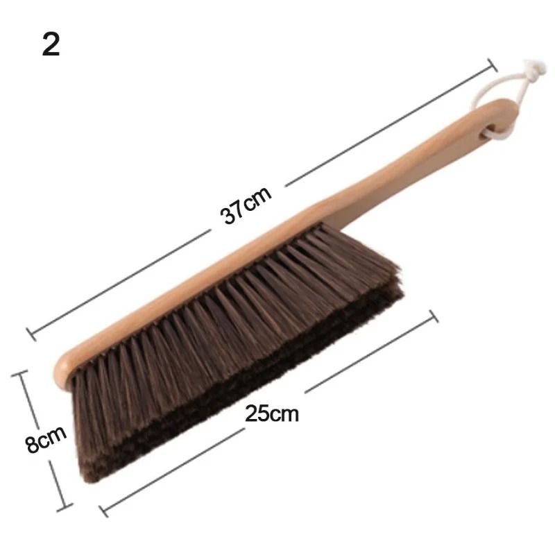 Natural Wood Bristles Brush Anti Static Cleaning Brush For Coffee Grinder And Bed Sweeping 1