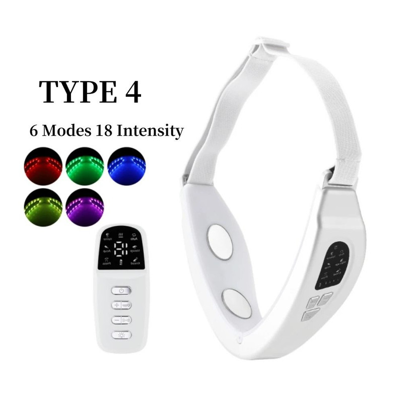 Face Lifting Device Red Light Skin Rejuvenation V Face Massager Double Chin Lift Up Remote Control 9