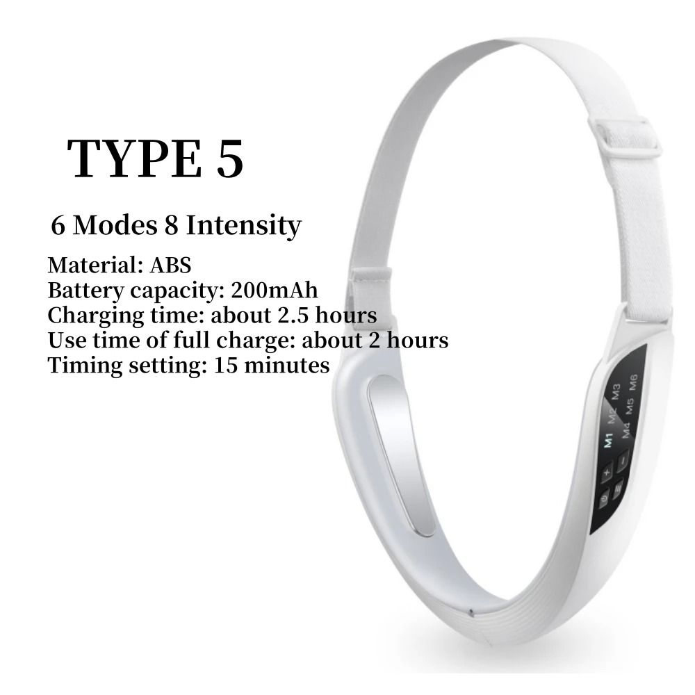 Face Lifting Device Red Light Skin Rejuvenation V Face Massager Double Chin Lift Up Remote Control 6