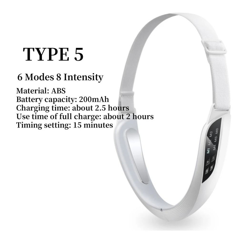 Face Lifting Device Red Light Skin Rejuvenation V Face Massager Double Chin Lift Up Remote Control 6