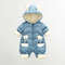 Newborn Baby Snowsuit Thick Velvet Winter Jumpsuit Toddler Romper Coat For Boys And Girls 7
