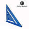 7 Inch Triangle Ruler Aluminum Alloy Carpenter Angle Measuring Tool 9
