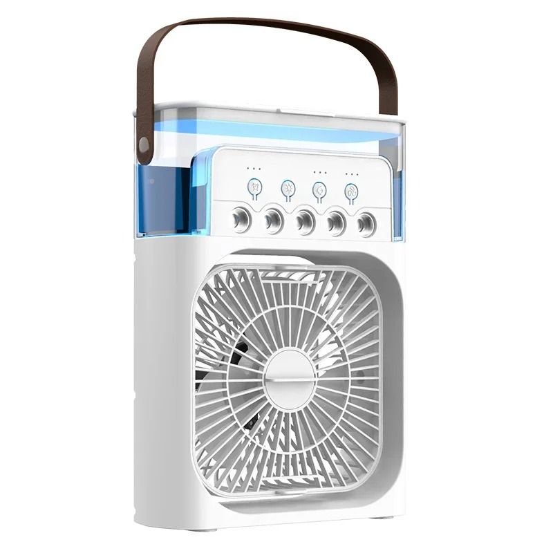 Spray Fan Portable Three In One Air Cooler Humidifier And Night Light 6