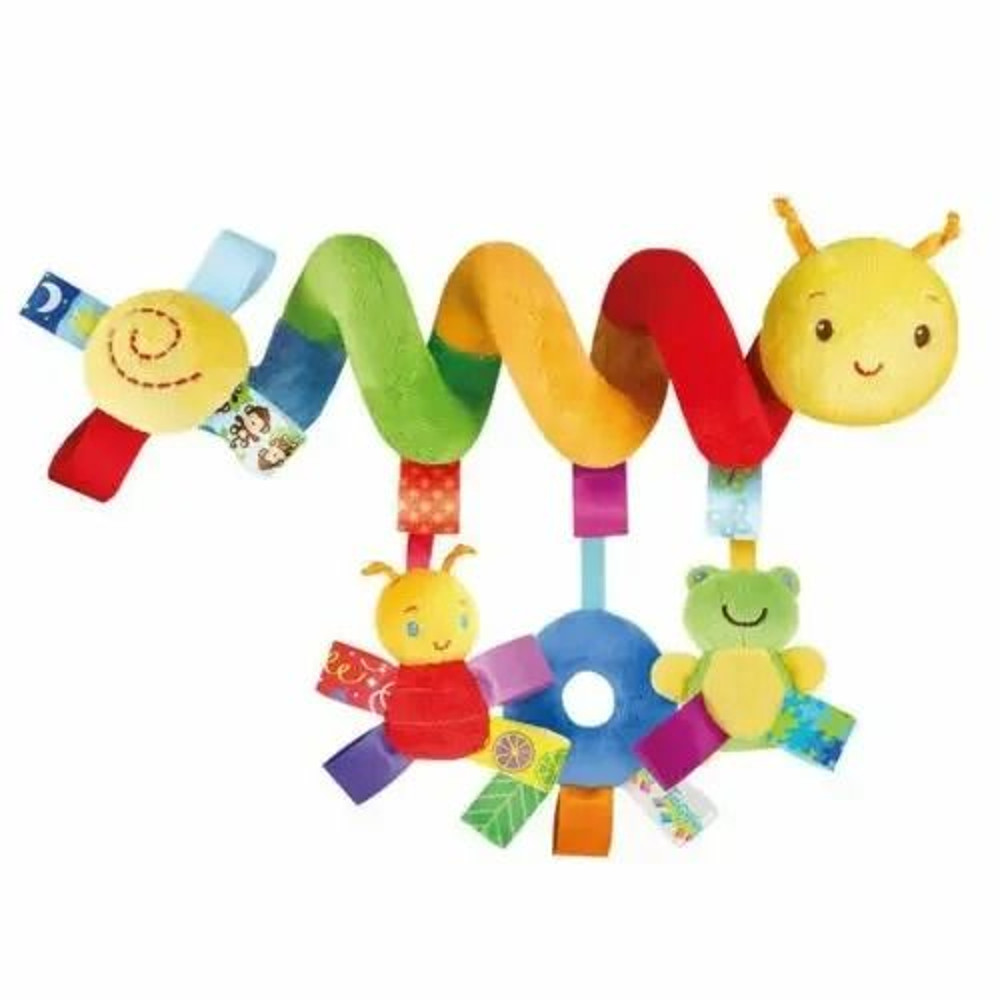 Cute Activity Musical Spiral Crib Stroller Car Seat Hanging Toy For Babies 6