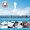 USB Powered Silent 6 Blade Ceiling Canopy Fan With Remote Control 4