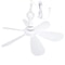 USB Powered Silent 6 Blade Ceiling Canopy Fan With Remote Control 6