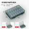 AIRAJ Plastic Tool Parts Storage Box Screw Organizer 9