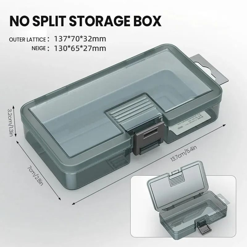 AIRAJ Plastic Tool Parts Storage Box Screw Organizer 8