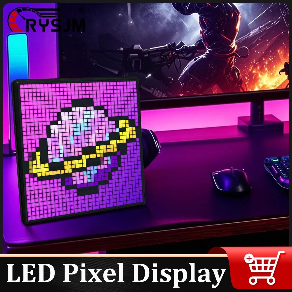 DIY LED Pixel Display RGB Panel Lamp Programmable Pixel Art Digital Screen 0