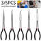 Needle Nose Pliers Set Long Reach 25 45 90 Degree Curved And Straight Pliers 3 Or 5 Piece 0