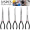 Needle Nose Pliers Set Long Reach 25 45 90 Degree Curved And Straight Pliers 3 Or 5 Piece 0