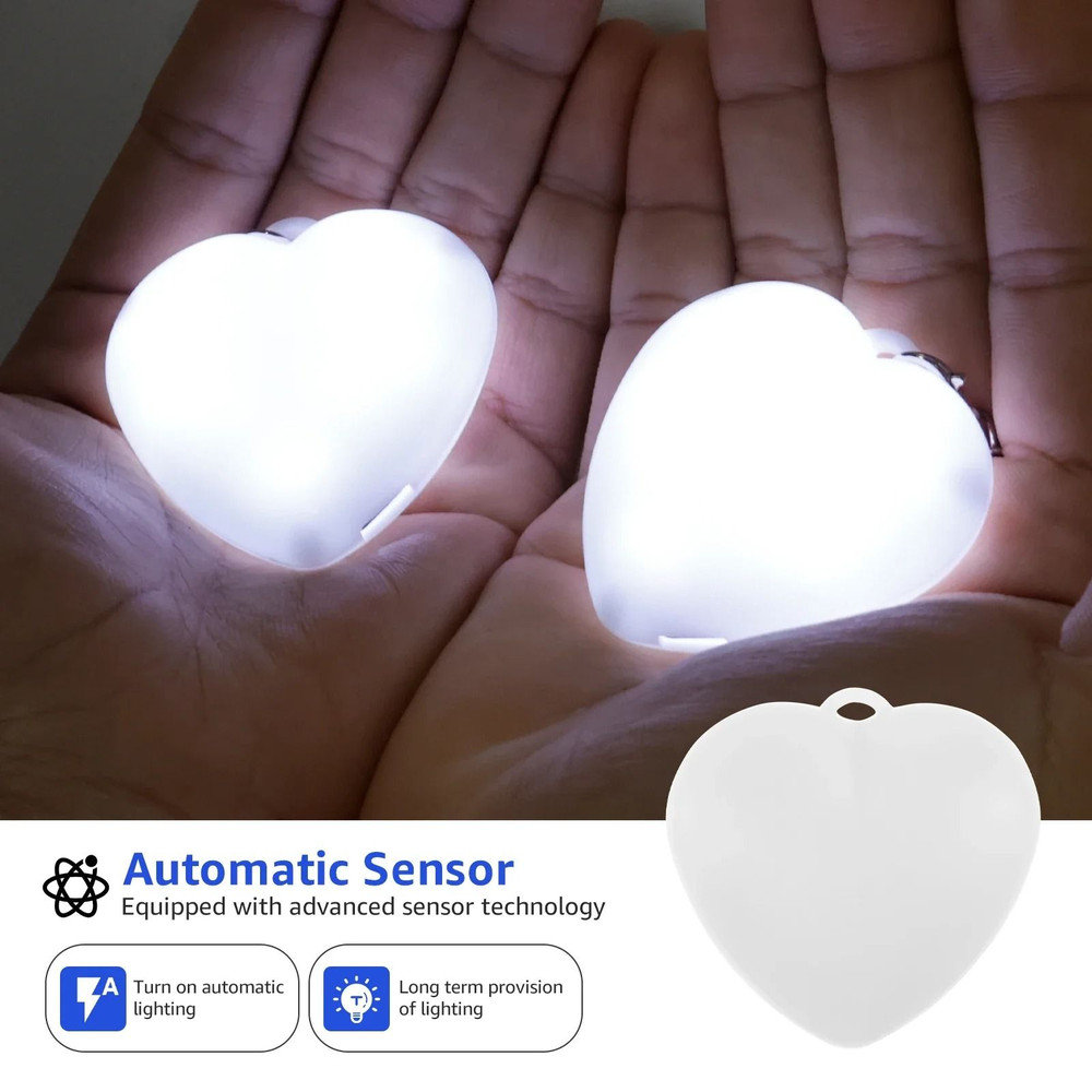 Purse Heart LED Light Handbag Lamp Sensor Activated Portable Bag Light For Women 2
