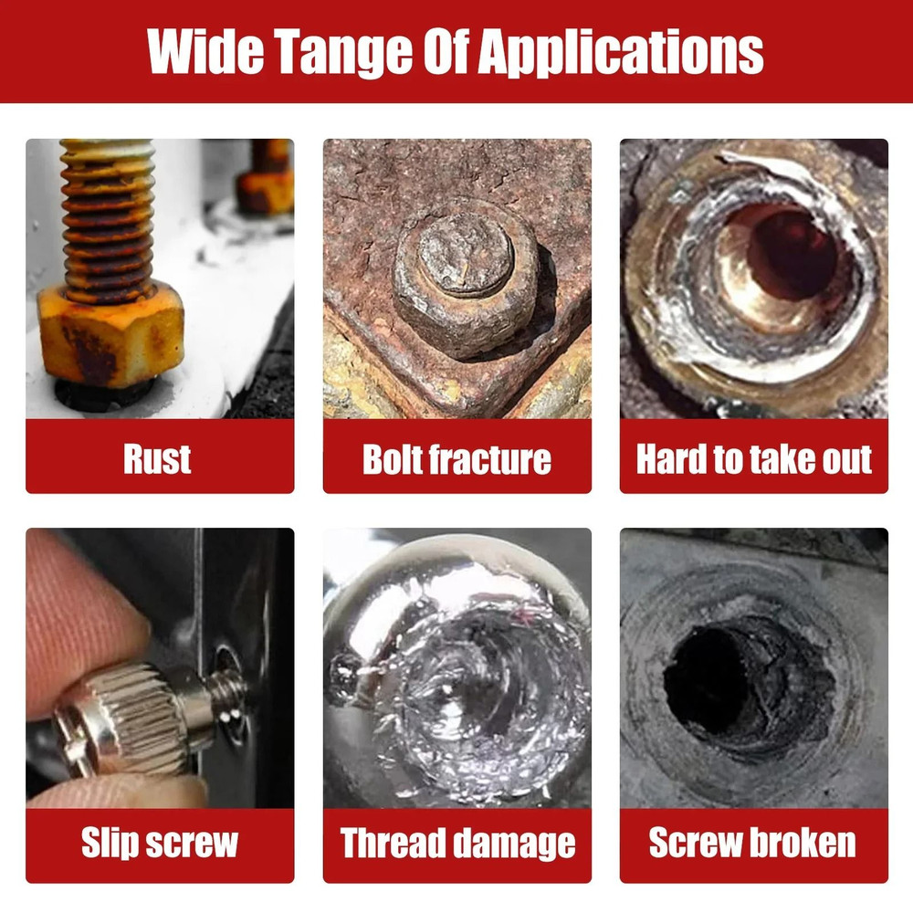 Screw Extractor Kit Carbon Steel Hex Bolt Extractor And Drill Bit Set 11 Piece 3