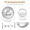 Half Ball Cake Pan Mold Aluminum Alloy Hemisphere Baking Pan Set 2 Piece 4